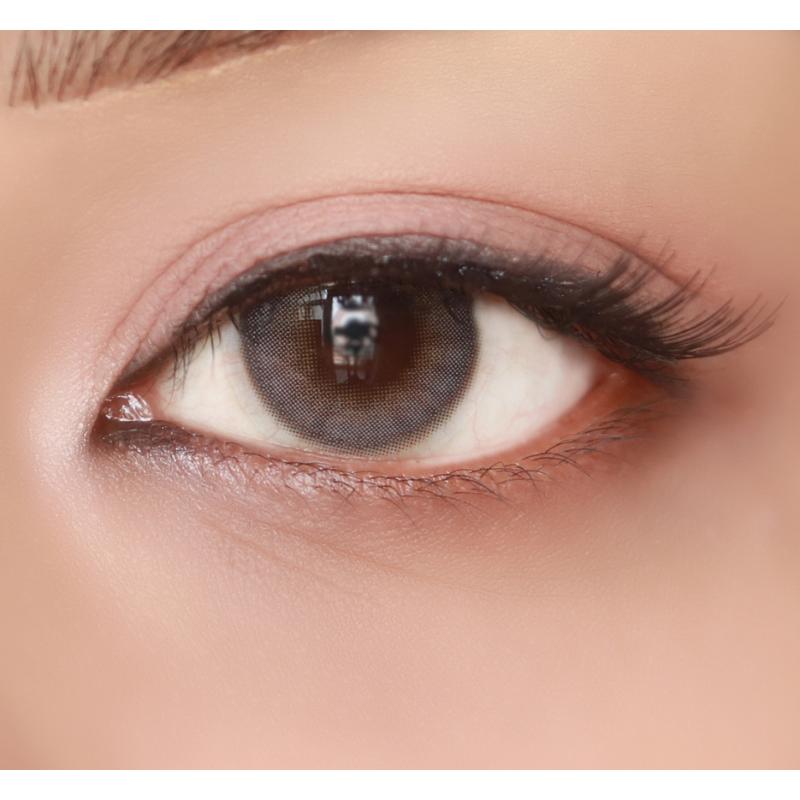 Daily Color Contact Lens - French Shine Grey (0.00 Plano)