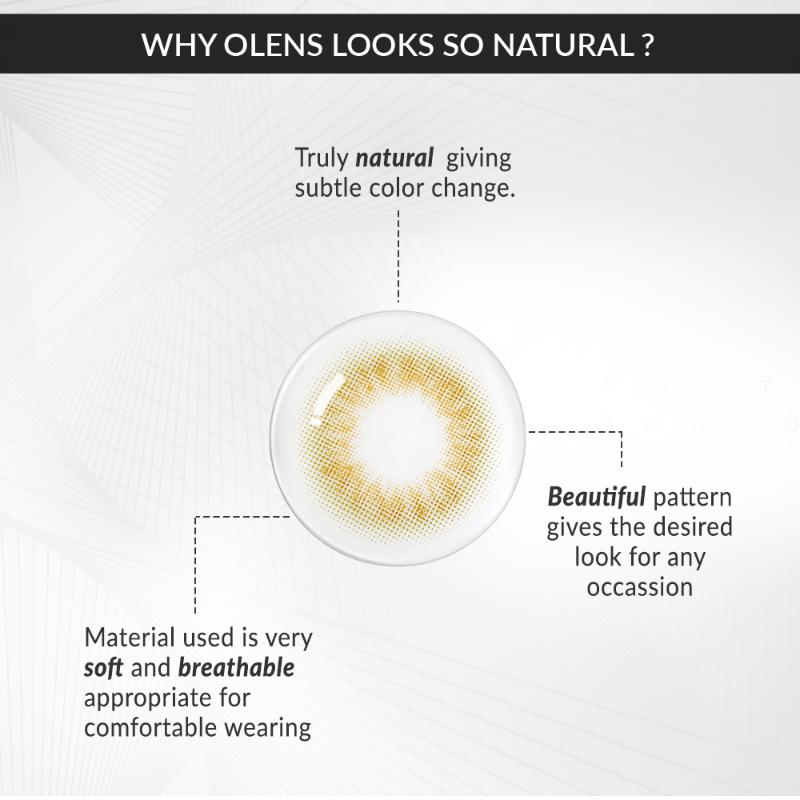Daily Color Contact Lens - Scandi Olive (0.00 Plano)