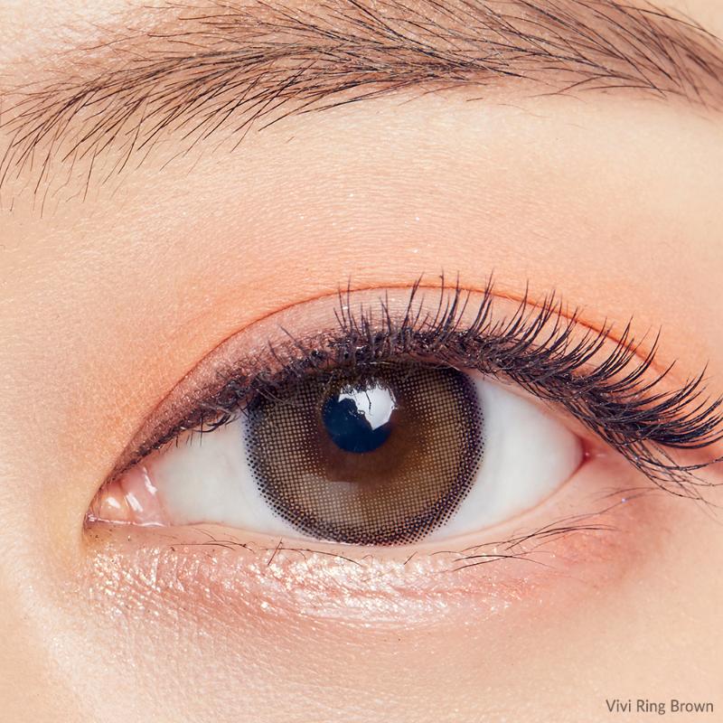 Daily Color Contact Lens - Viviring Brown (0.00 Plano)