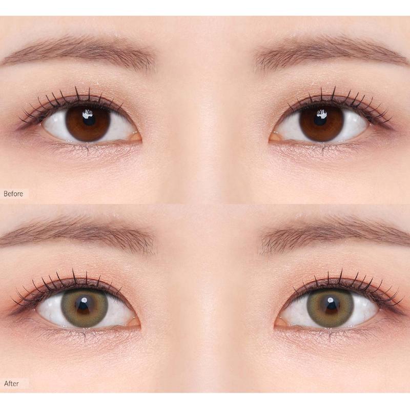 Daily Pair Color Contact Lens Pack 1 - Ending Olive (0.00 Plano)