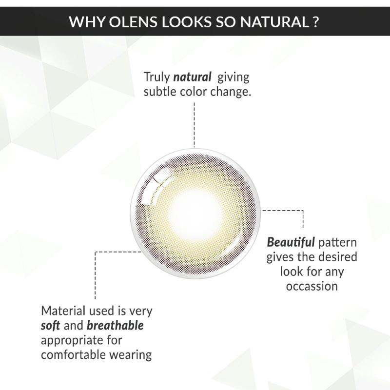 Daily Pair Color Contact Lens Pack 1 - Ending Olive (0.00 Plano)