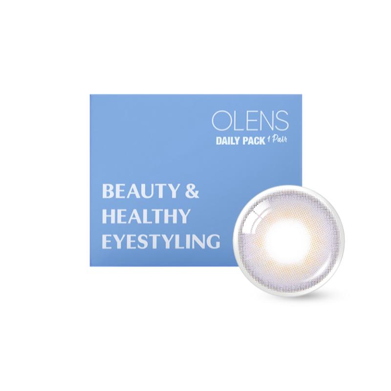 Daily Pair Color Contact Lens Pack 1 - French Shine Lavender (0.00 Plano)