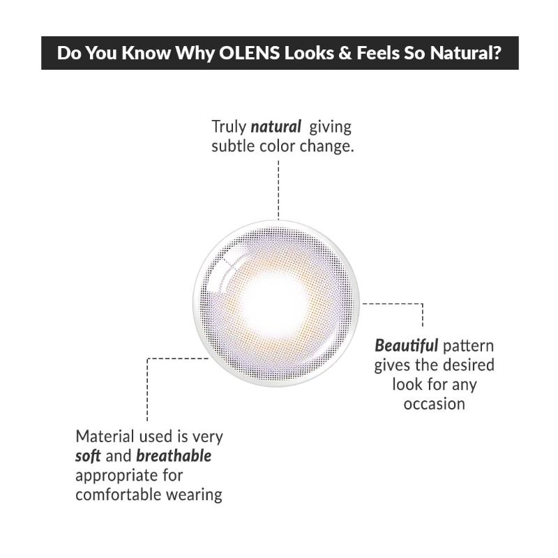 Daily Pair Color Contact Lens Pack 1 - French Shine Lavender (0.00 Plano)
