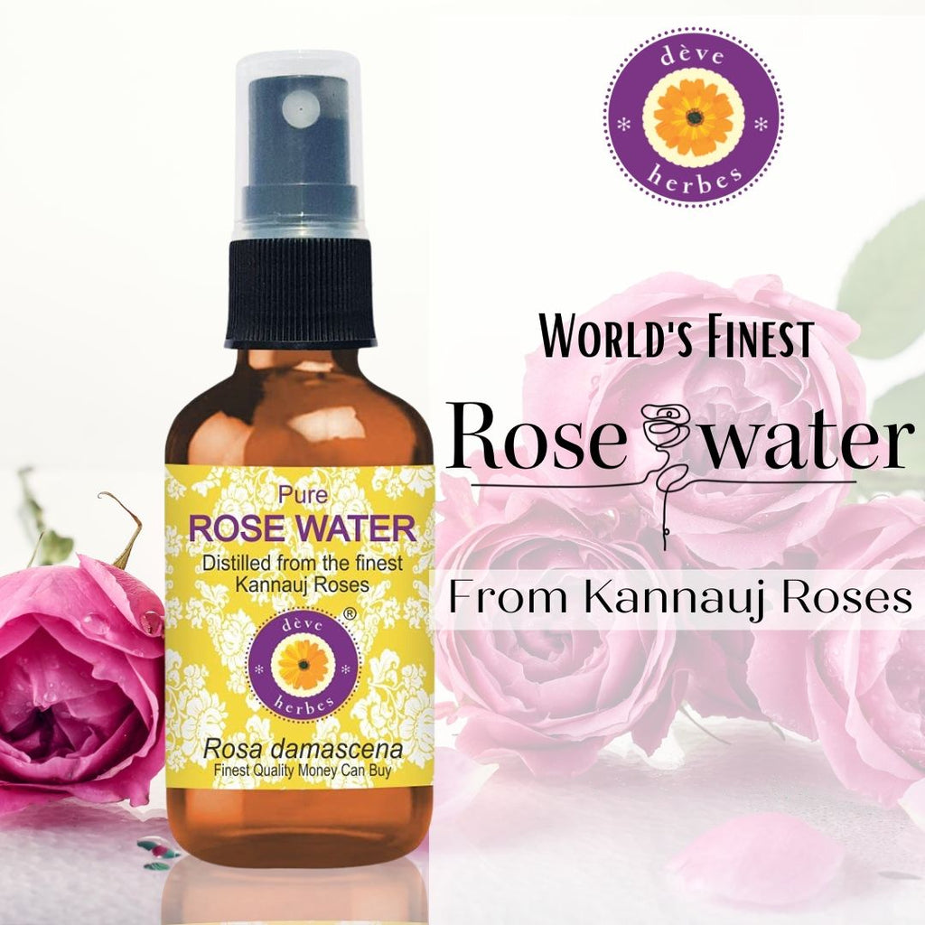 100% Pure Rose Water For Pore Tightening, Acne & Hydration | No Artificial Fragrance