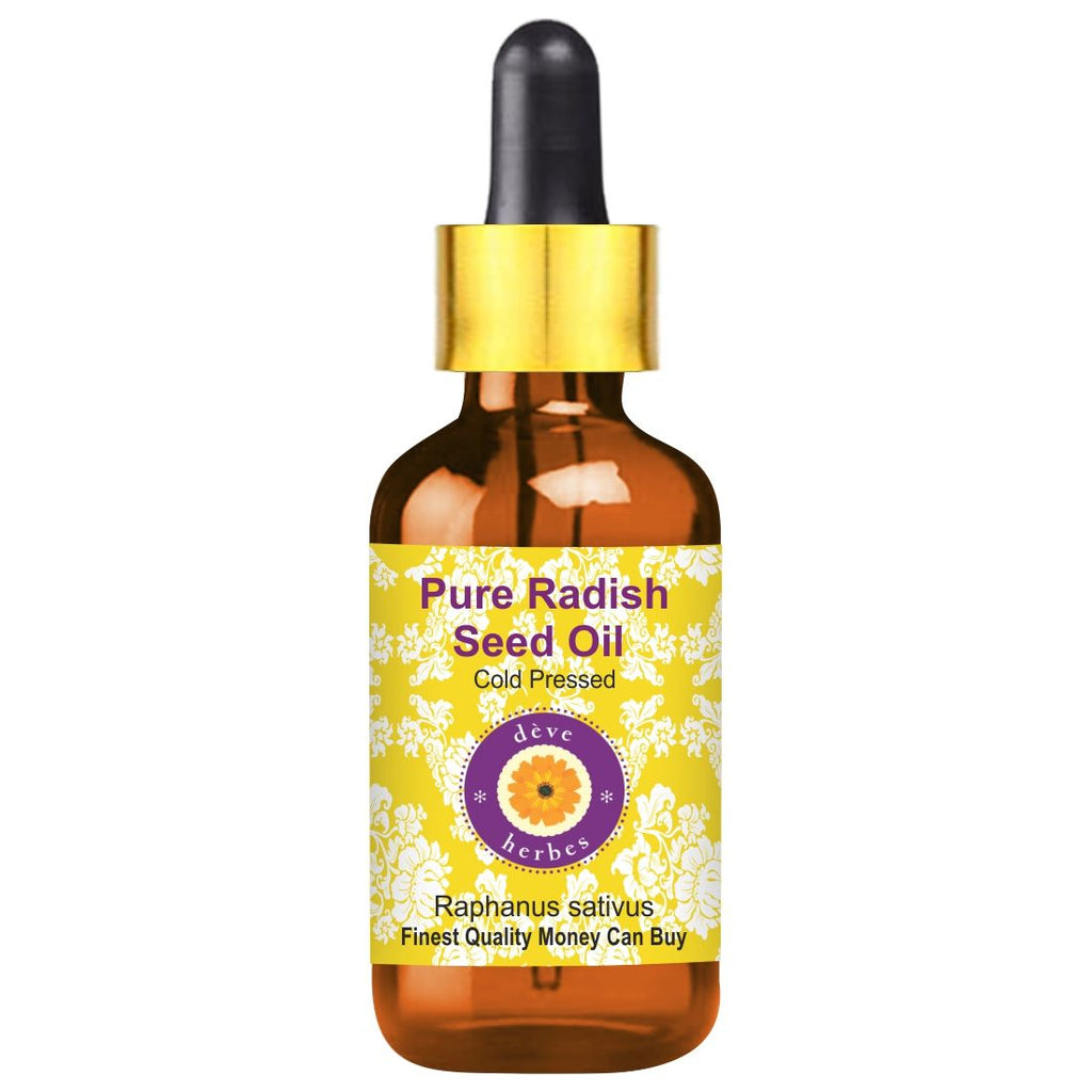 Cold Pressed Pure Radish Seed Oil For Hair & Skin Massage - 30ml