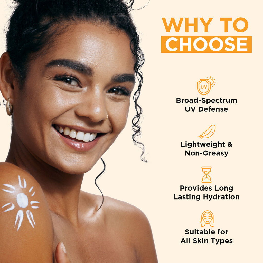 Tinted Sunscreen SPF 50 PA+++ With Vit C, Niacinamide & Hyaluronic Acid, UVA/UVB Protection