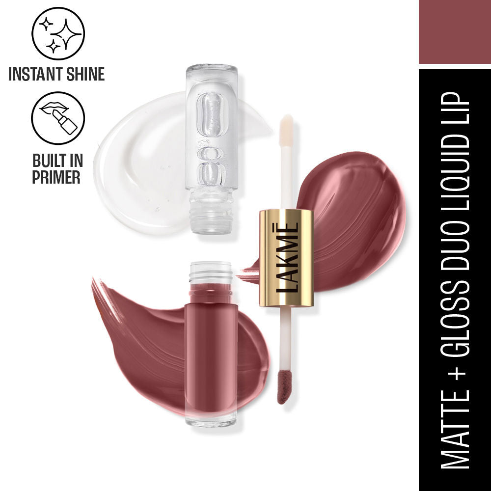 9 To 5 Matte To Glass Liquid Lip - Sweet Praline