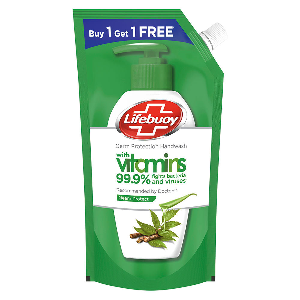 Germ Protection Handwash With Vitamins 99.9% Fights Bacteria - Neem Protect