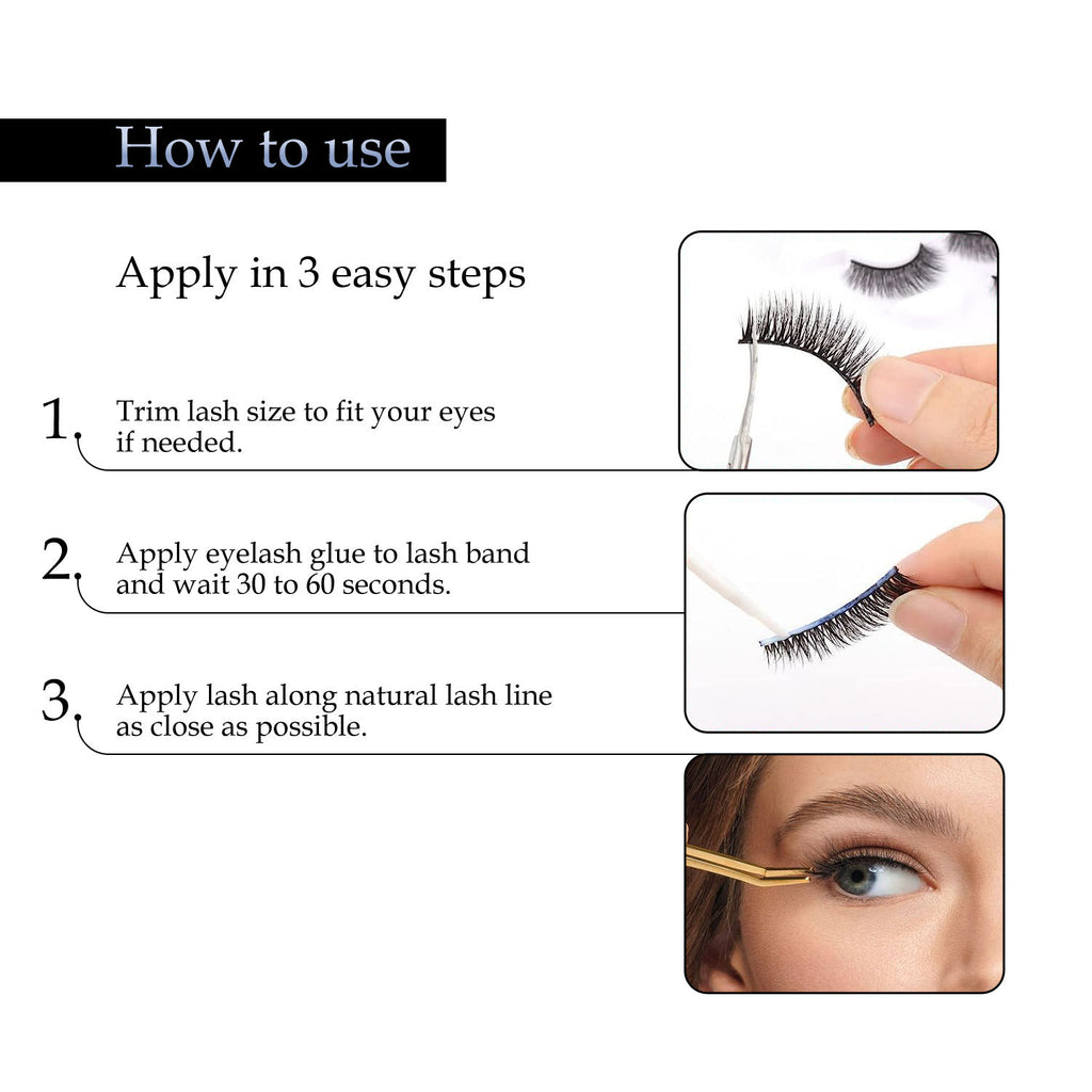 Lash Labels 5D Eyelashes for Women - Babe