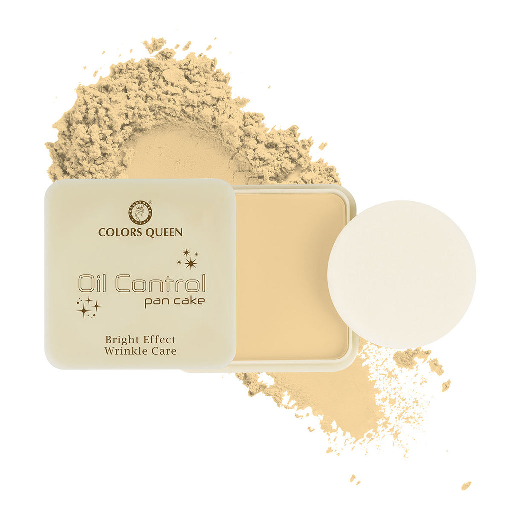 Oil Control Pan Cake Compact Powder - Latte