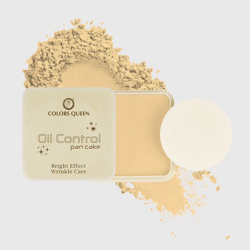 Oil Control Pan Cake Compact Powder - Natural Honey