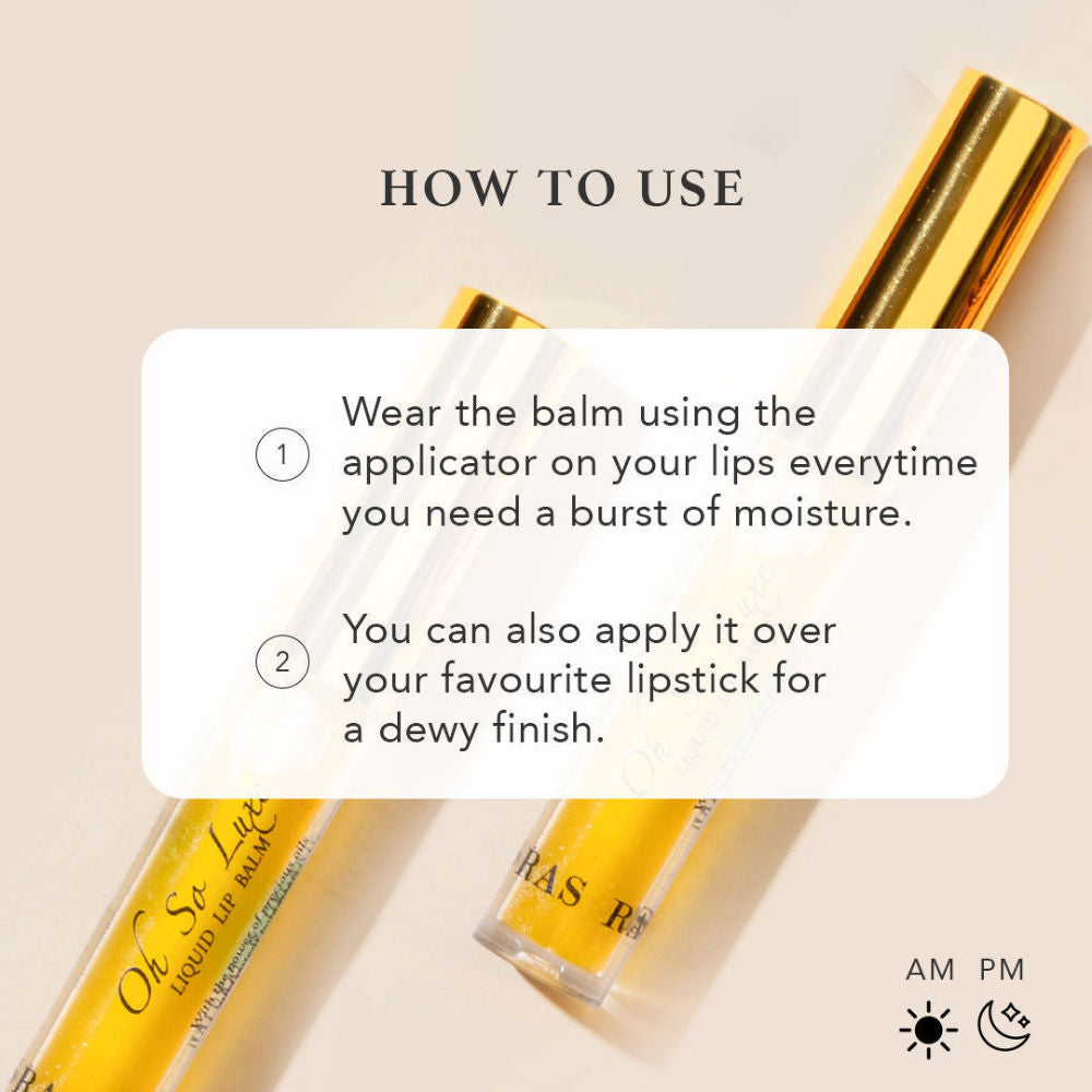 Oh So Luxe Liquid Lip Balm - Pale Yellow