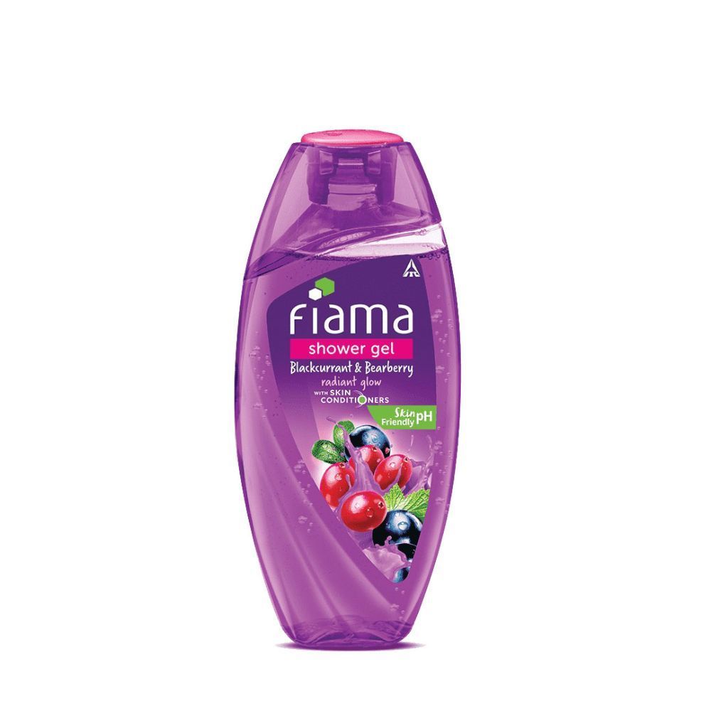 Shower Gel Blackcurrant & Bearberry Body Wash, Radiant Glowing & Hydrating Skin