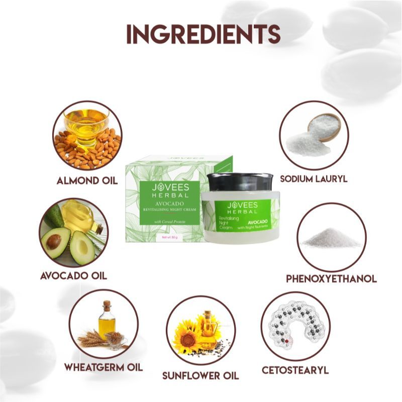 Revitalising Night Cream - Avocado