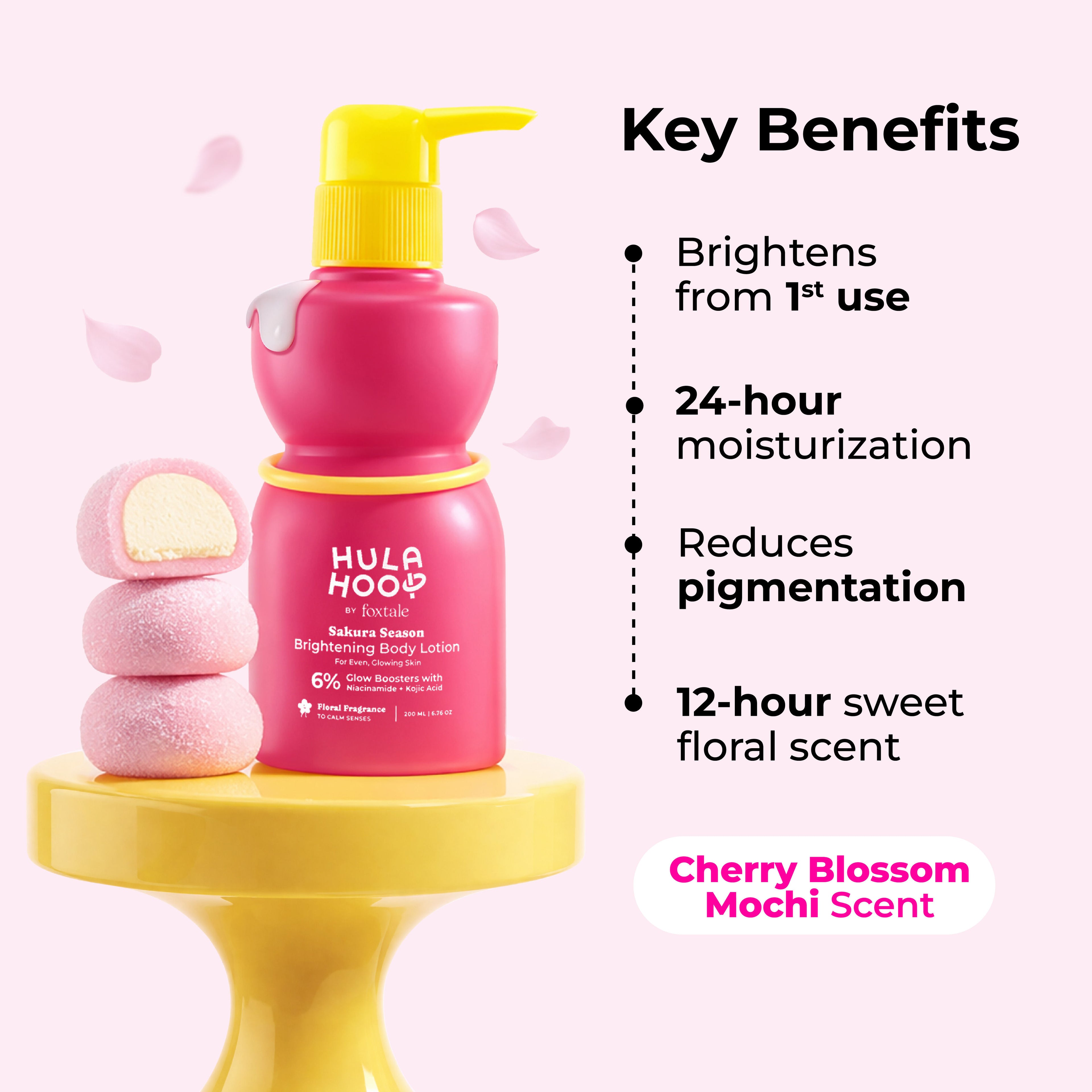 Hula Hoop Brightening Body Lotion by Foxtale , Brightens & Hydrates
