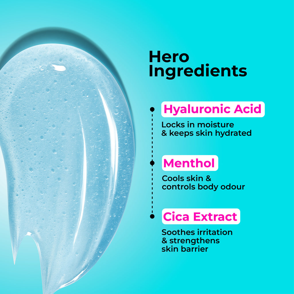 Hula Hoop HydraLock Body Wash, 24-Hrs Long Hydration & Moisturization