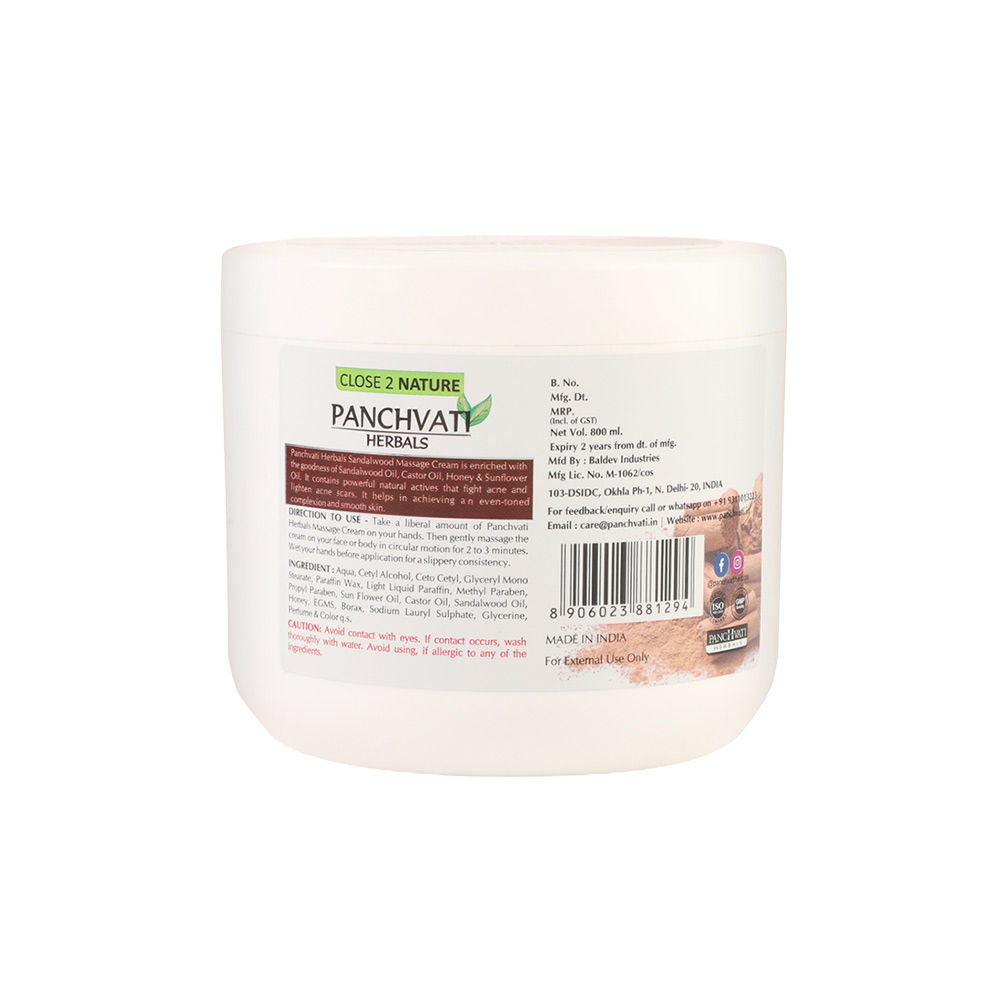 Sandal Massage Cream