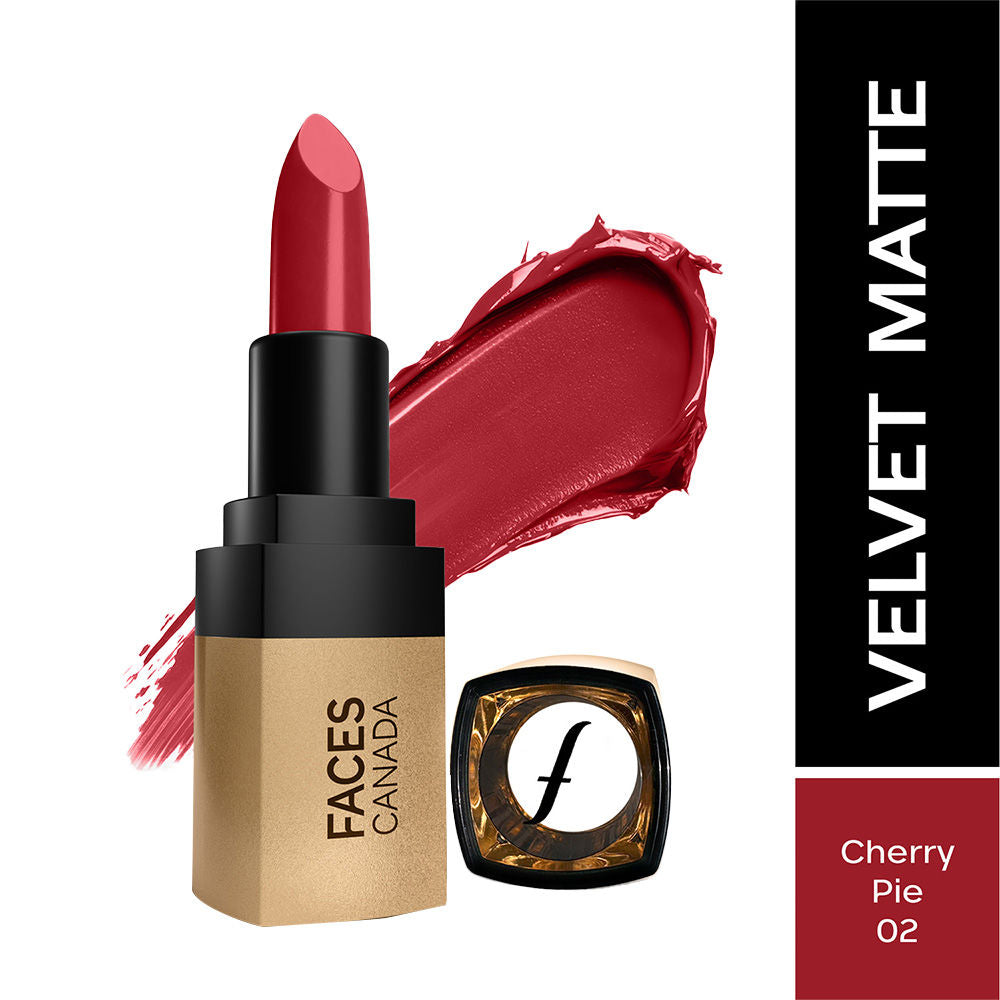 Comfy Matte Velvet Touch Lipstick - Cherry Pie 02