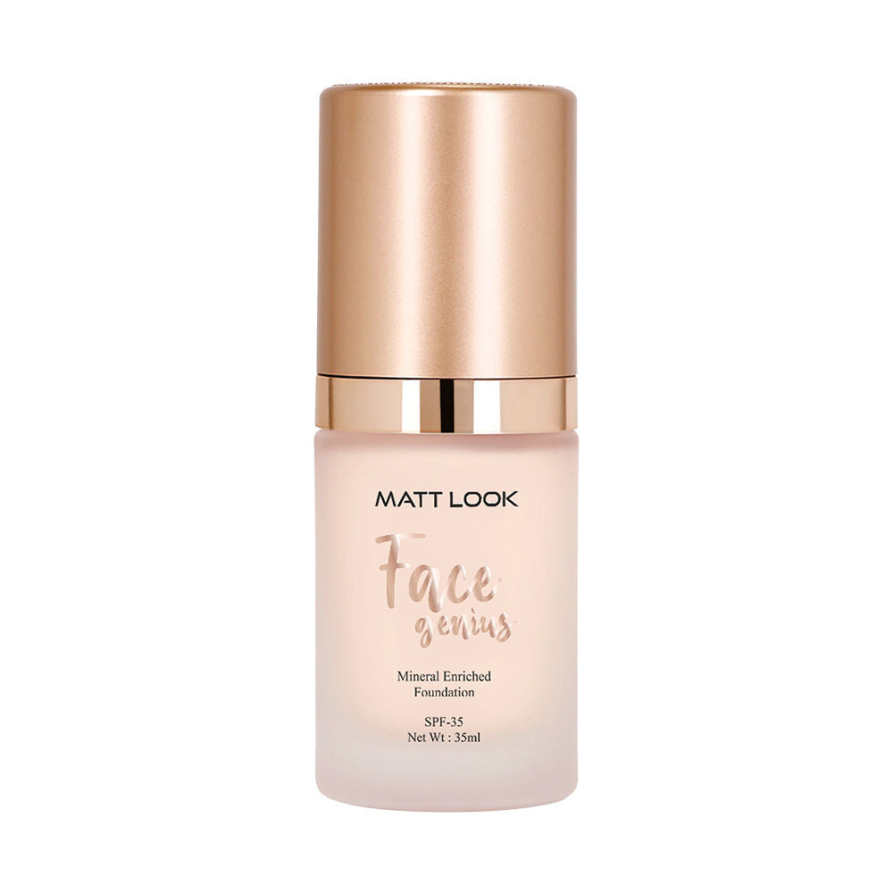 Face Genius Mineral Enriched Weightless Matt Finish Foundation