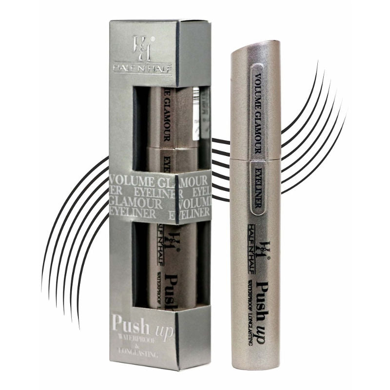 Volume Glamour Eyeliner Push Up Waterproof & Long Lasting - Black
