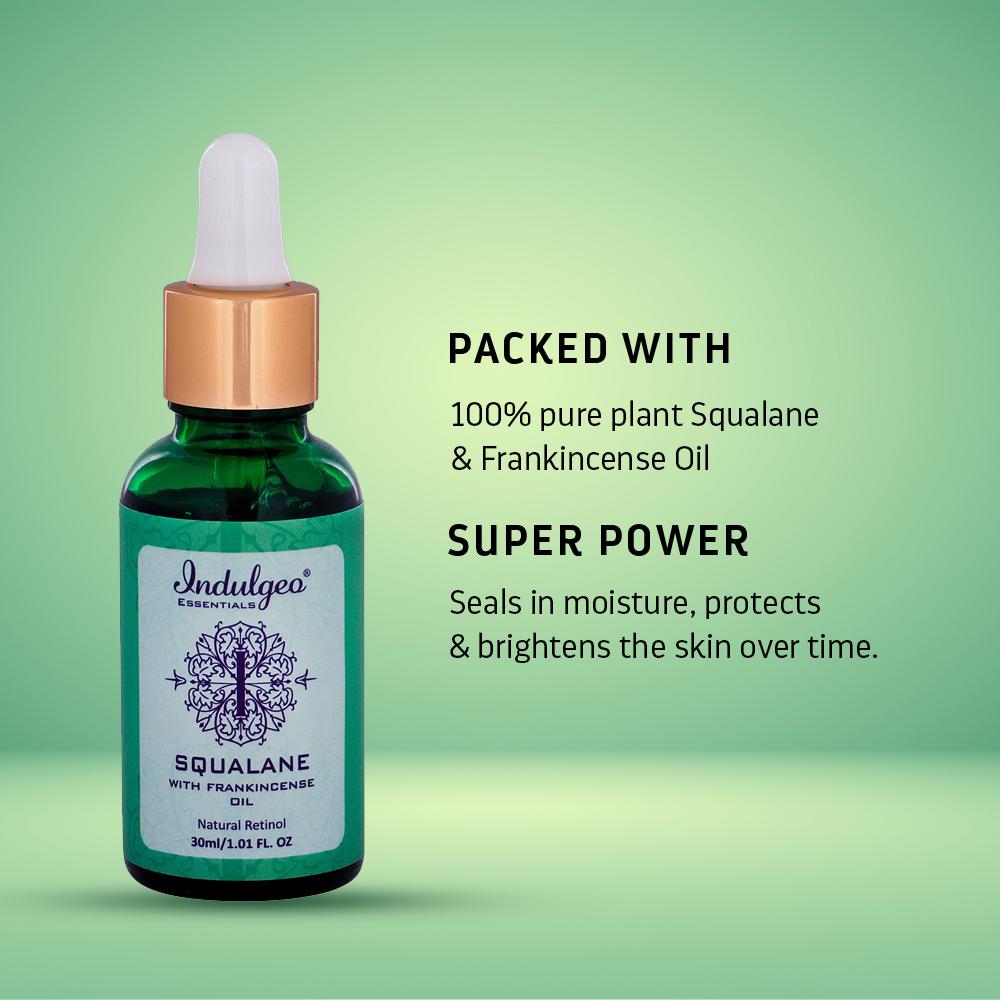 Squalane Skin Hydrator with Frankincense Oil - Natural Retinol