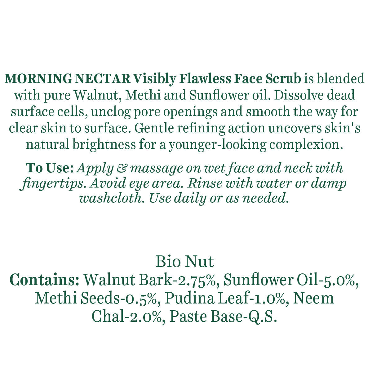 Morning Nectar Nourish & Hydrate Face Scrub