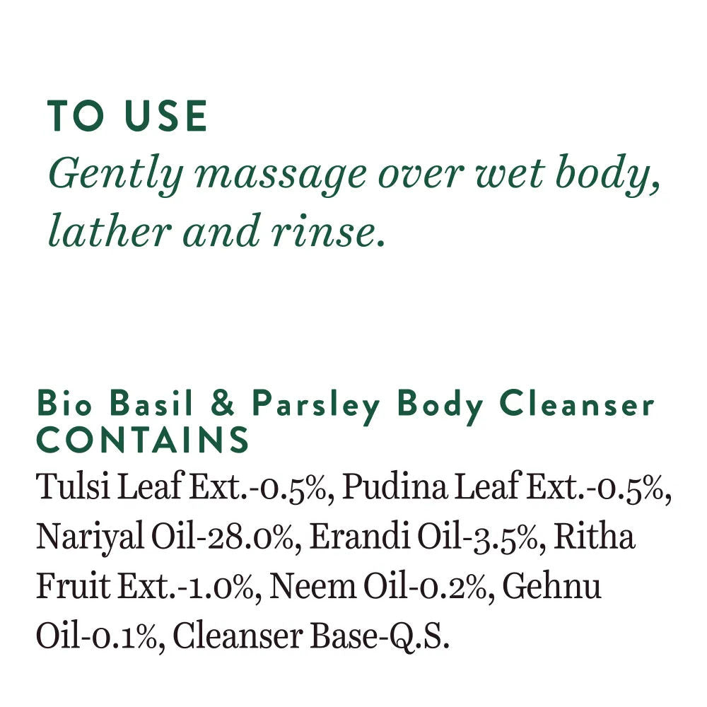 Bio Basil & Parsley Revitalizing Body Wash