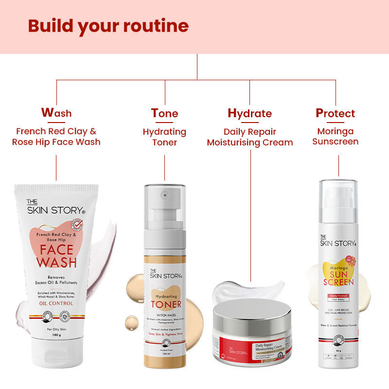 French Clay Pimple Oil Control Face Wash For Acne Prone Oily Skin Cleanses Pores