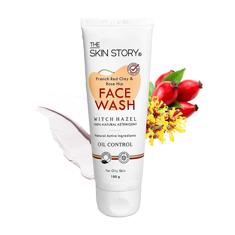 French Clay Pimple Oil Control Face Wash For Acne Prone Oily Skin Cleanses Pores