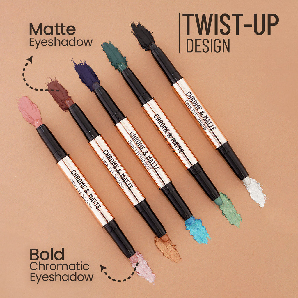 Chrome & Matte Twin Eyeshadow