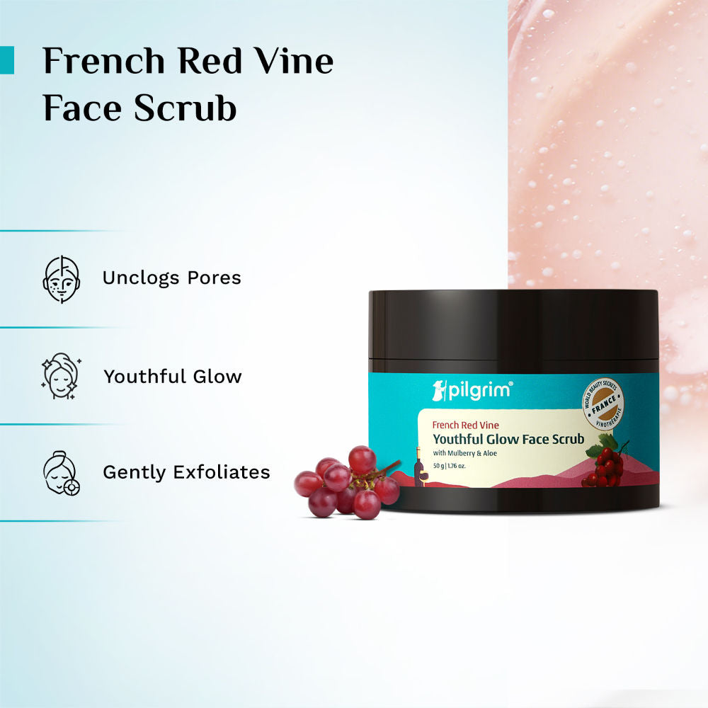 Red Vine Face Scrub with Mulberry & Aloe