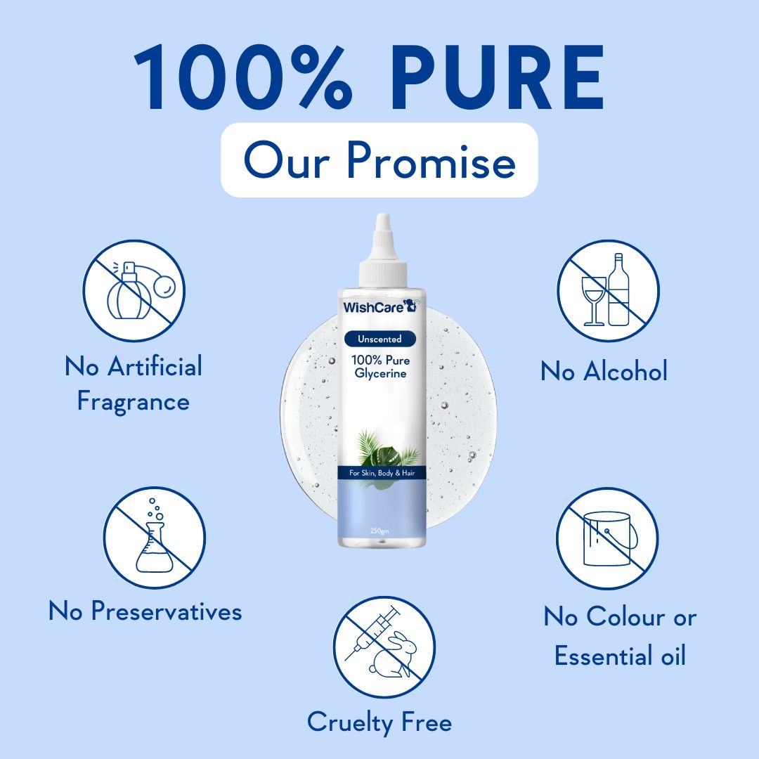 Pure & Unscented Glycerine for Healthy Skin & Hair|Hydrates, Softens & Nourishes Skin &Hair