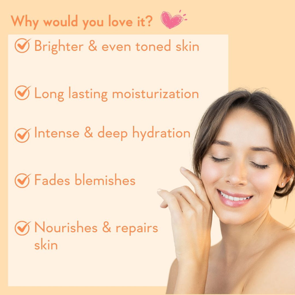 Multi-Vitamin Brightening Body Lotion for Glowing Skin-Reduces Pigmentation & Dark Spots