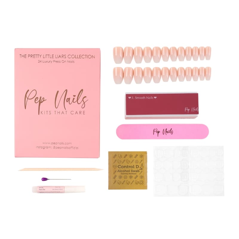 Manicure Super Natural Nude Ombre Press On Nails