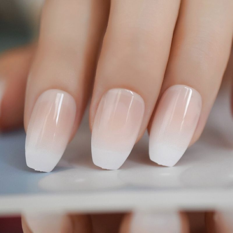 Manicure Super Natural Nude Ombre Press On Nails