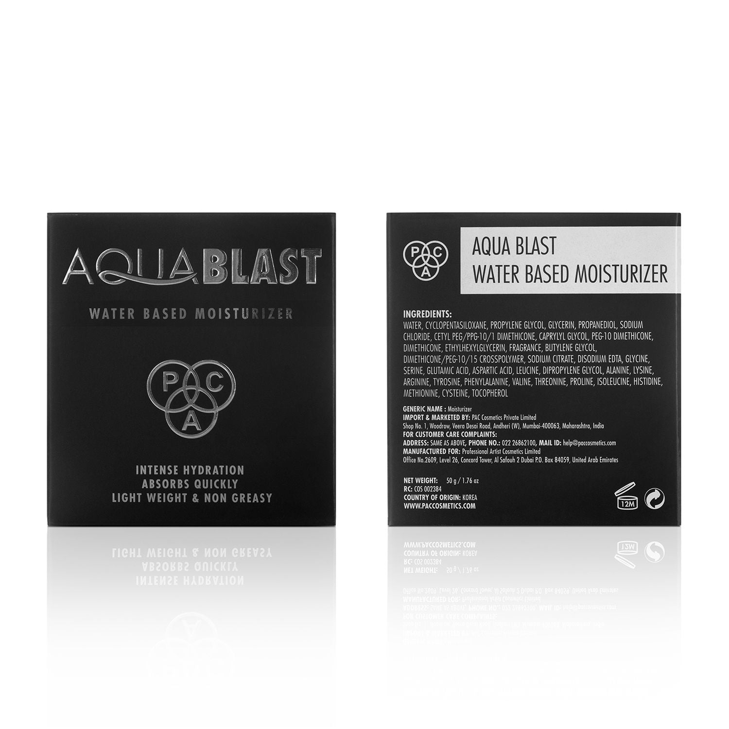 Aqua Blast - Water Based Moisturizer