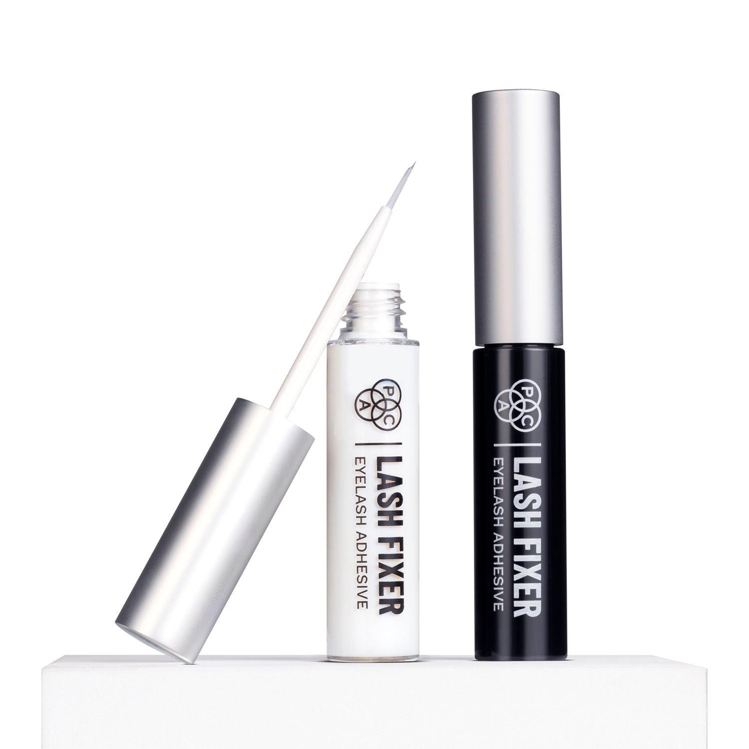 Lash Fixer Eyelash Adhesive Transparent - 24H Hold, Quick Drying, Waterproof, Ultra Thin Brush