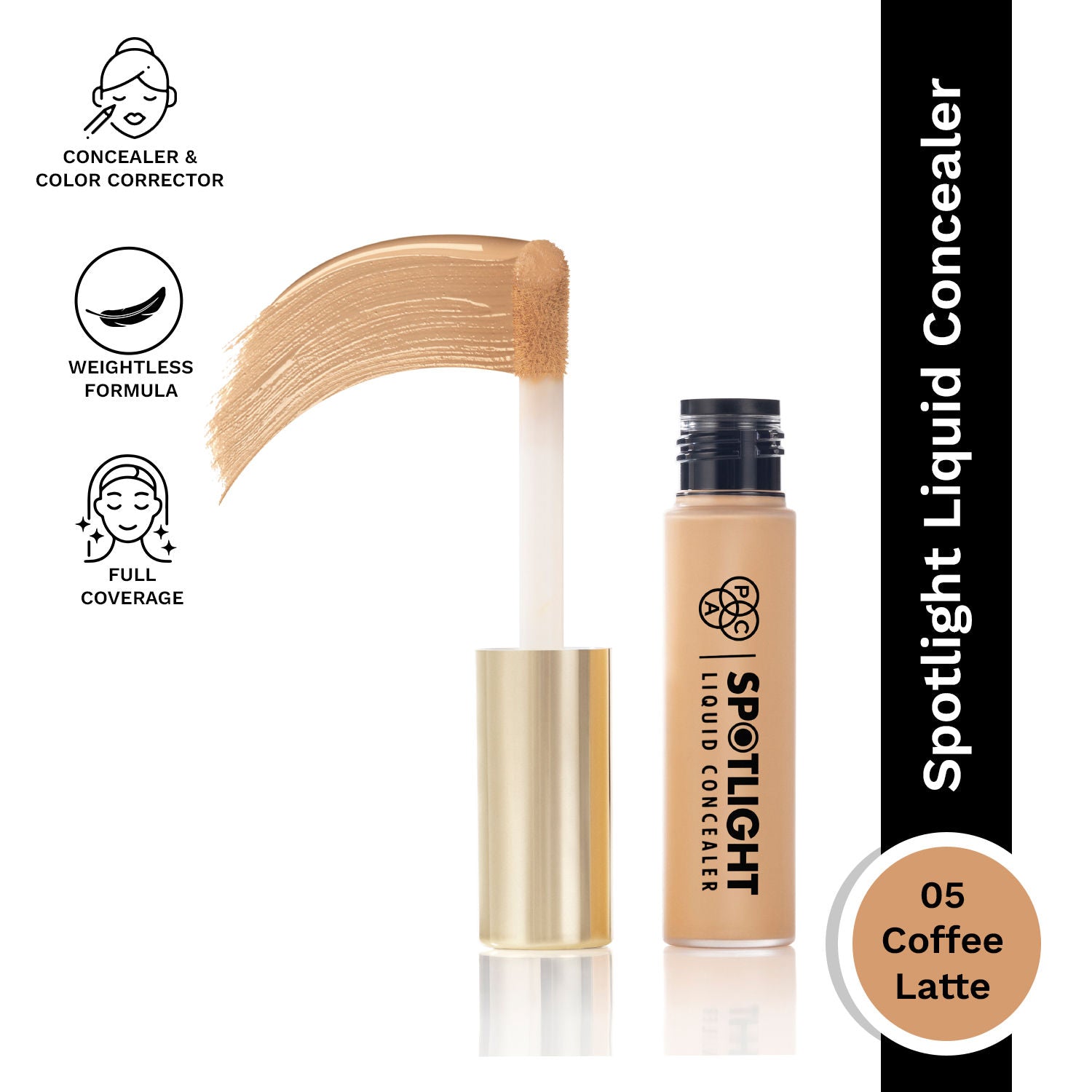 Spotlight Liquid Concealer - 05 Coffee Late