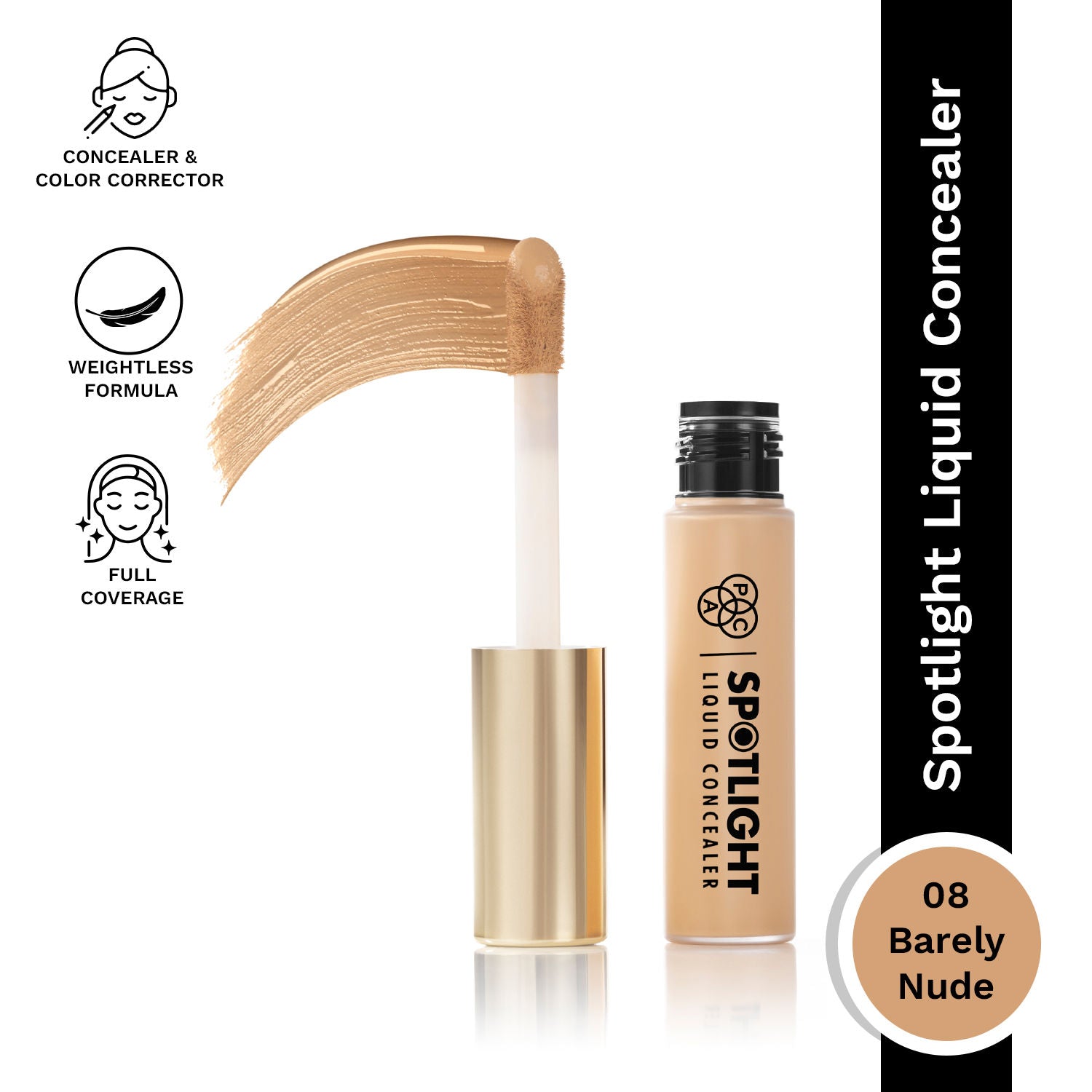 Spotlight Liquid Concealer - 08 Barely Nude