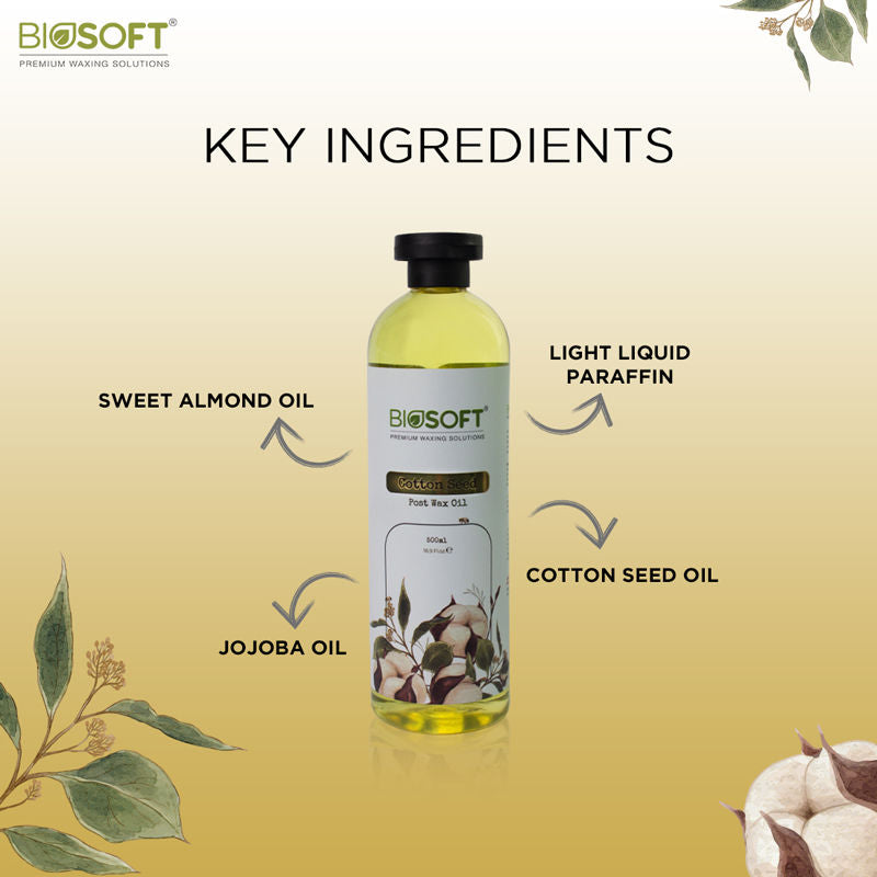 Cotton Seed Oil Post Waxing Gel