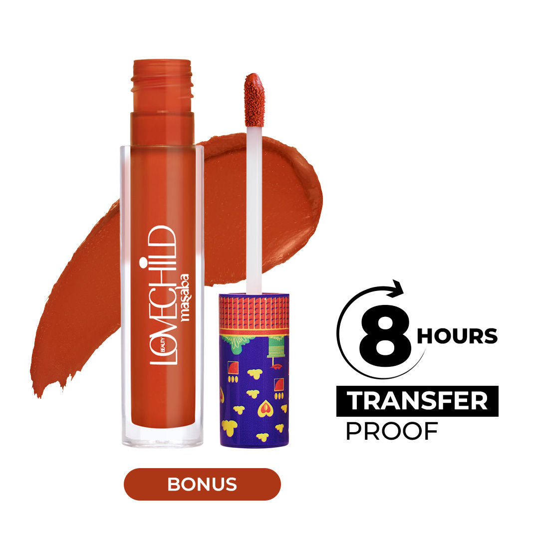 Mad Matte Tranfer-proof Long Lasting Liquid Lipstick, Enriched with Jojoba & Macademia Oil - 07 Bonus