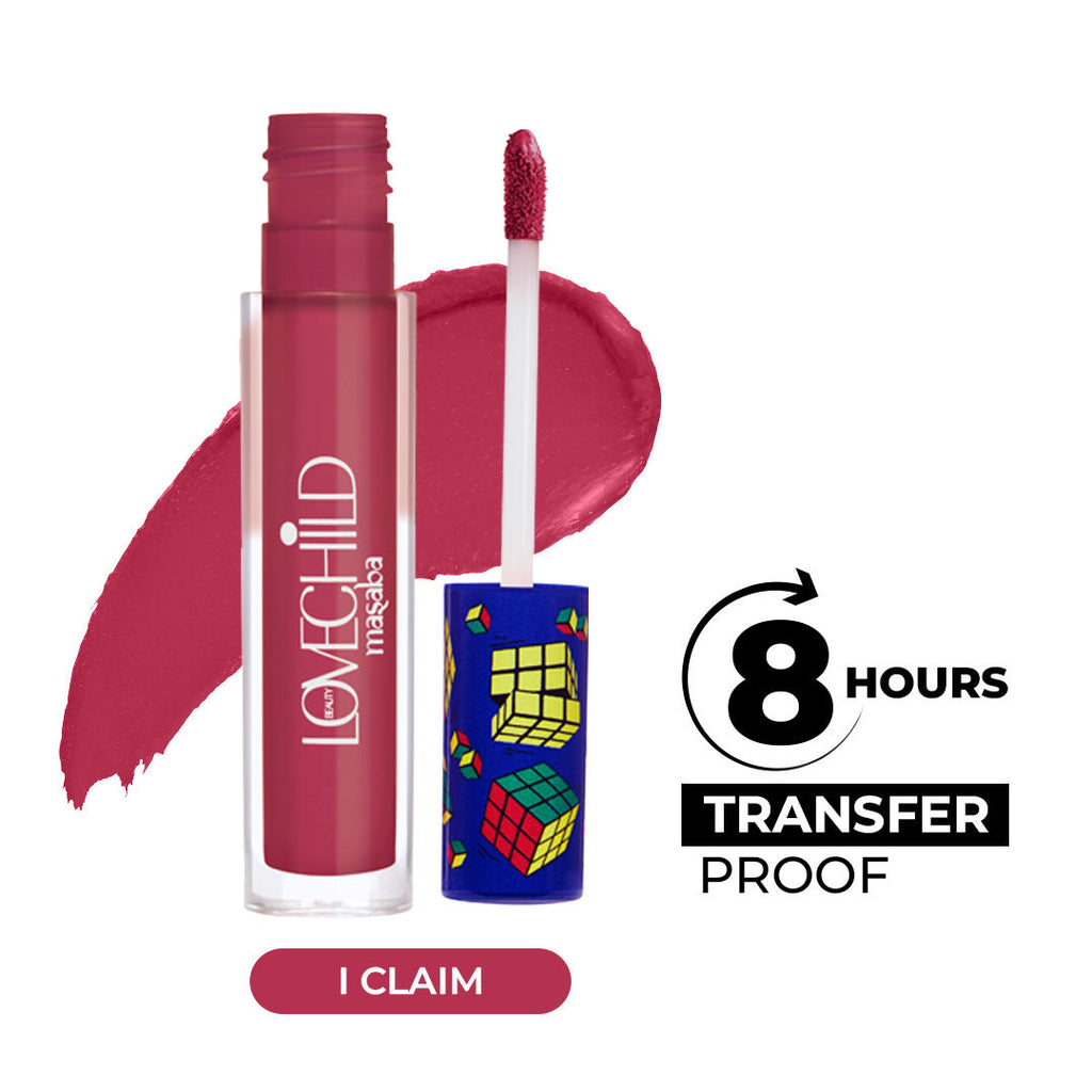 Mad Matte Tranfer-proof Long Lasting Liquid Lipstick, Enriched with Jojoba & Macademia Oil - 09 I Claim