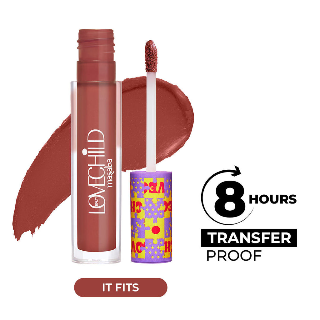 Mad Matte Tranfer-proof Long Lasting Liquid Lipstick, Enriched with Jojoba & Macademia Oil - 12 It Fits