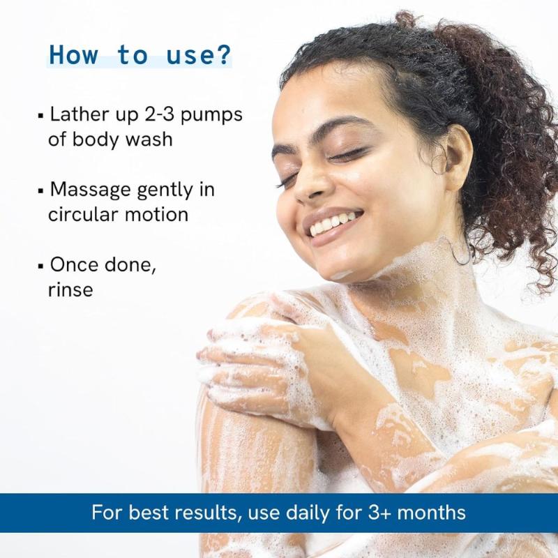 Hyaluronic Acid Body Wash For Dry Skin - With 3 Essential Ceramides & Aloe Vera Extract