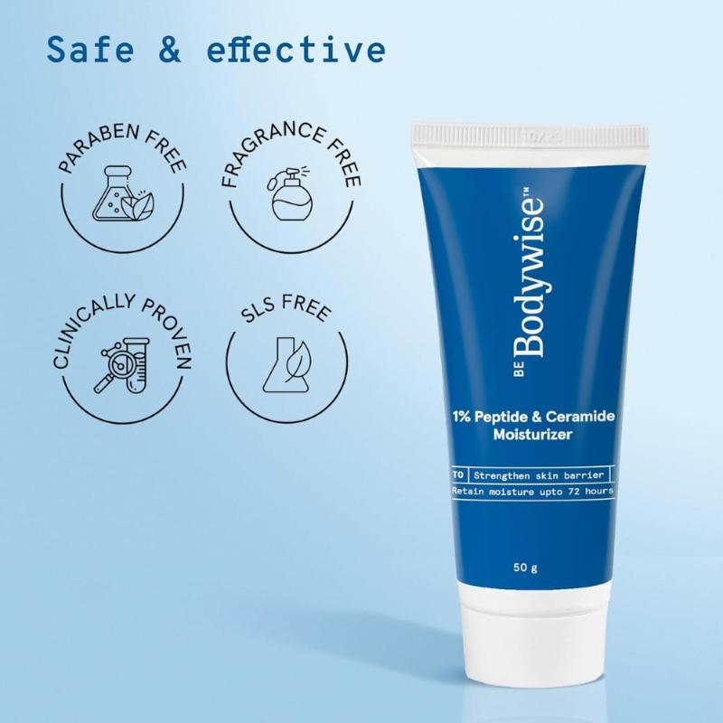 1% Peptide & Ceramide Moisturizer- Retains Moisture For 72H, Strengthens Skin Barrier
