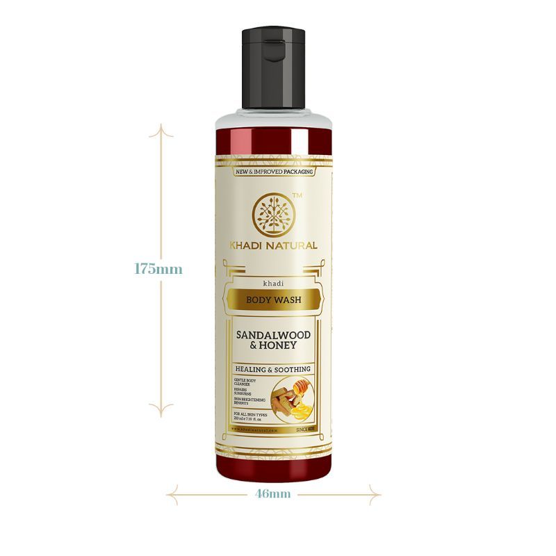Sandalwood & Honey Body Wash Removes Dirt, Oil & Grime