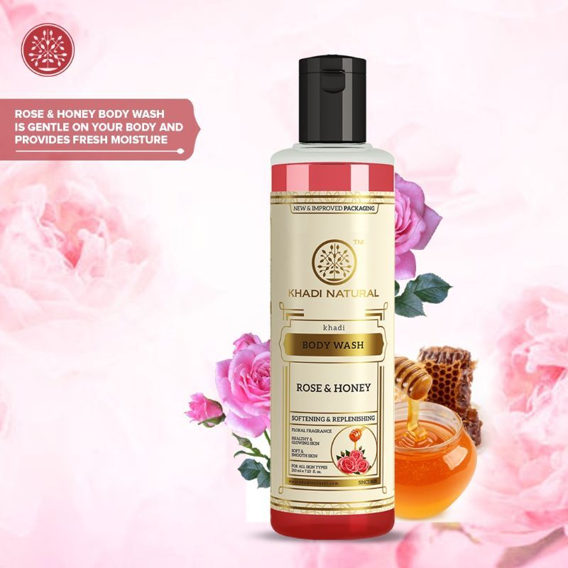 Rose & Honey Body Wash Soft, Smooth & Hydrate Skin