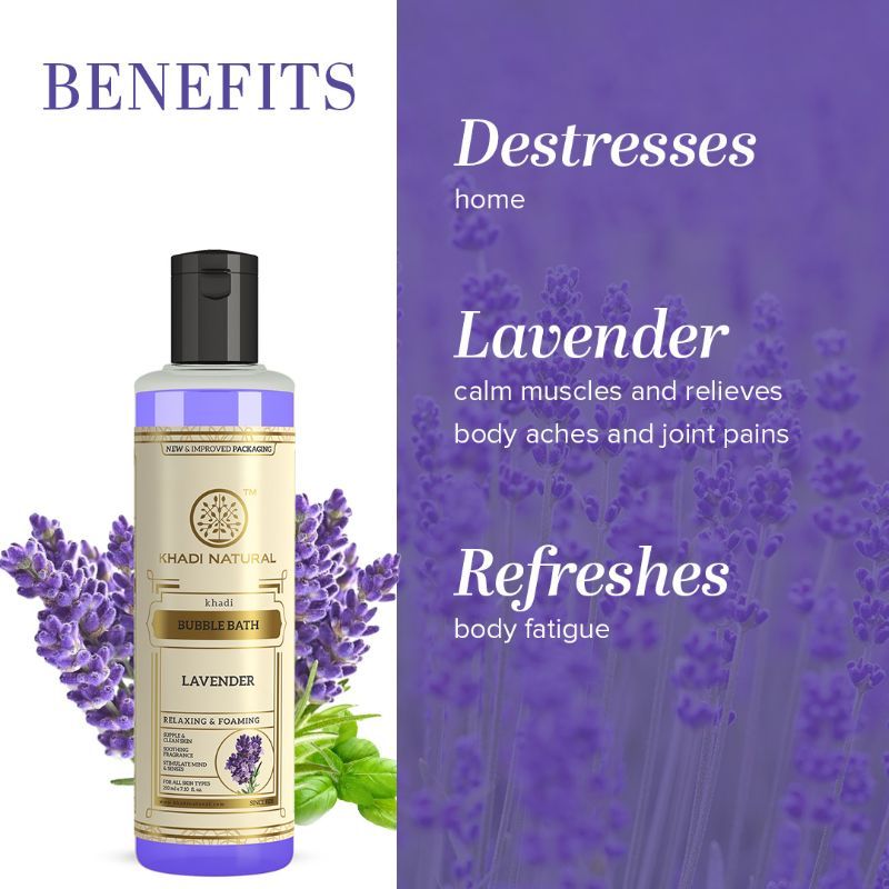 Lavender Bubble Bath Body Wash Soft & Supple Skin