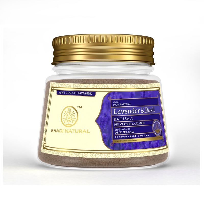 Lavender Basil Bath Salt Removes Dirt & Impurities