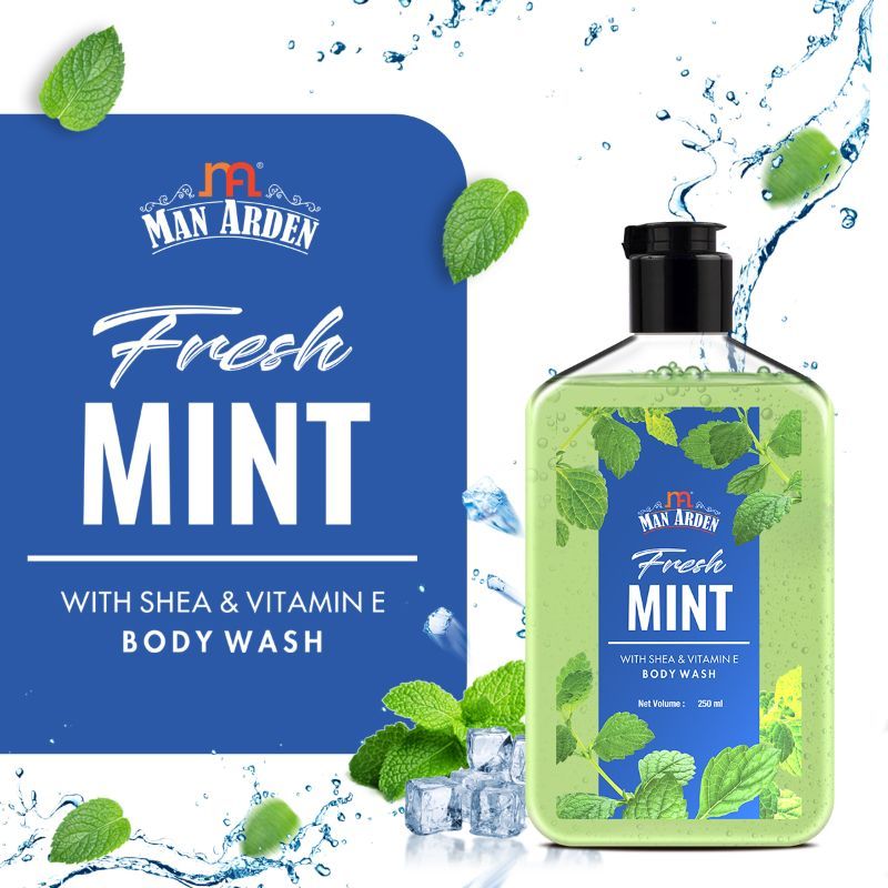 Fresh Mint Luxury Body Wash Infused With Shea Butter & Vitamin E